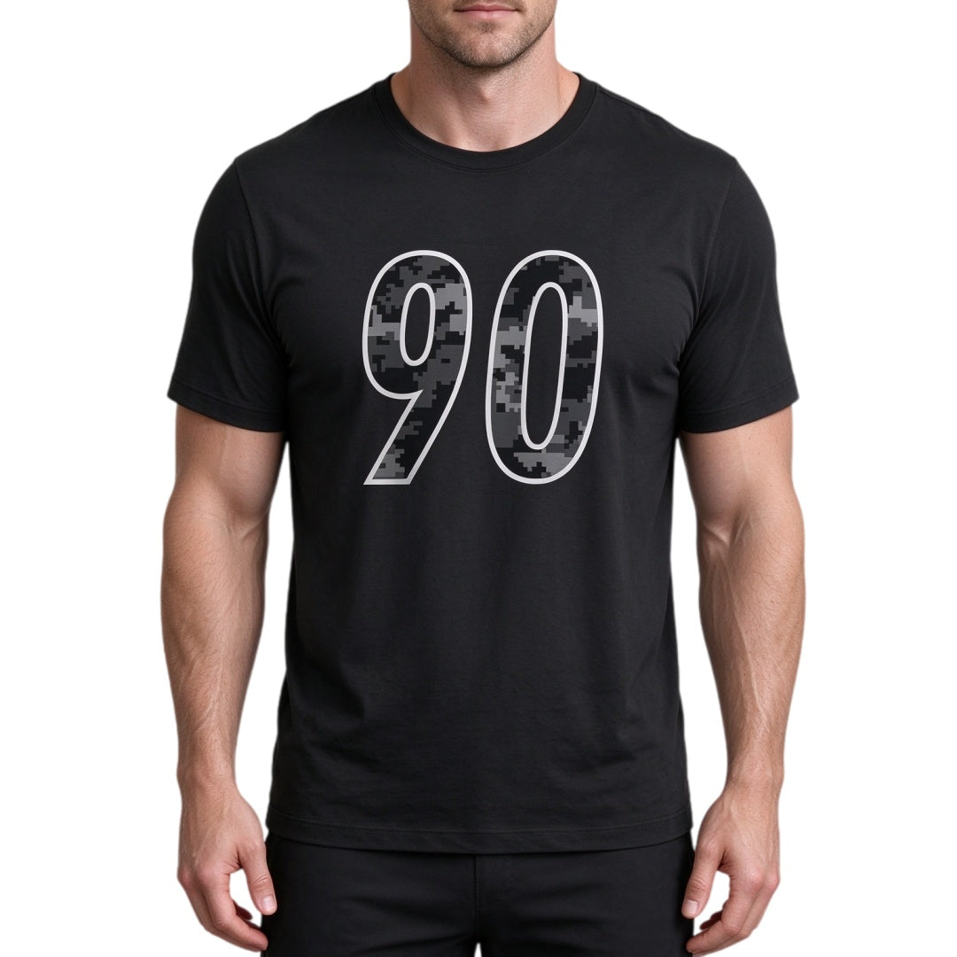 Breathable Mesh Football #90 Black 2026 Fashion Jersey for Whole Family, Matching Fan Outfit | Free Shipping + Free Knit Hat